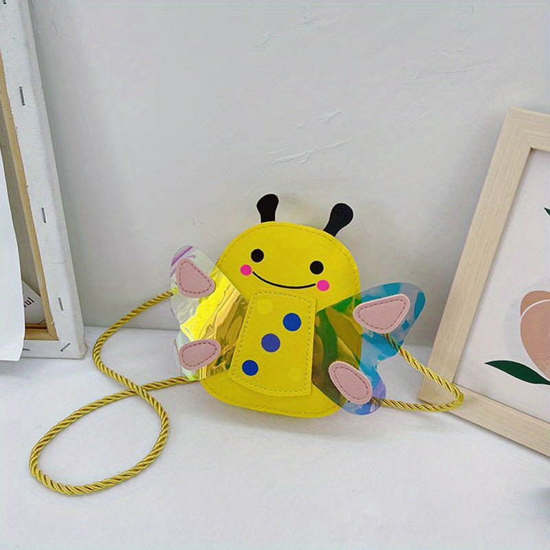 Cartoon Bee Shaped Messenger Bag Shoulder Bag Coin Purse Wallet