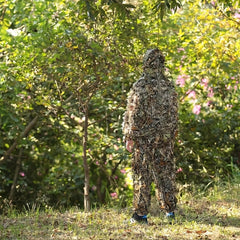 3D Maple Leaf Camo Ghillie Suit Set - Halloween Costume