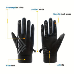 Winter Stay Warm Gloves Windproof Waterproof Touch Screen Gloves