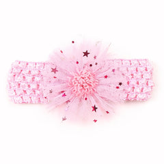 Mesh Flower Baby Headband for 0-2 Years