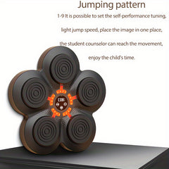 Adjustable Boxing Board w/ Lights USB Charging for Agility Speed Training