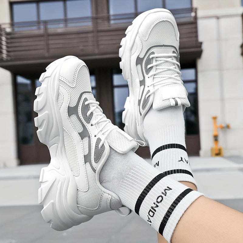 Thick Sole Heighten Breathable Chunky Sneakers Non Slip Dad Shoes