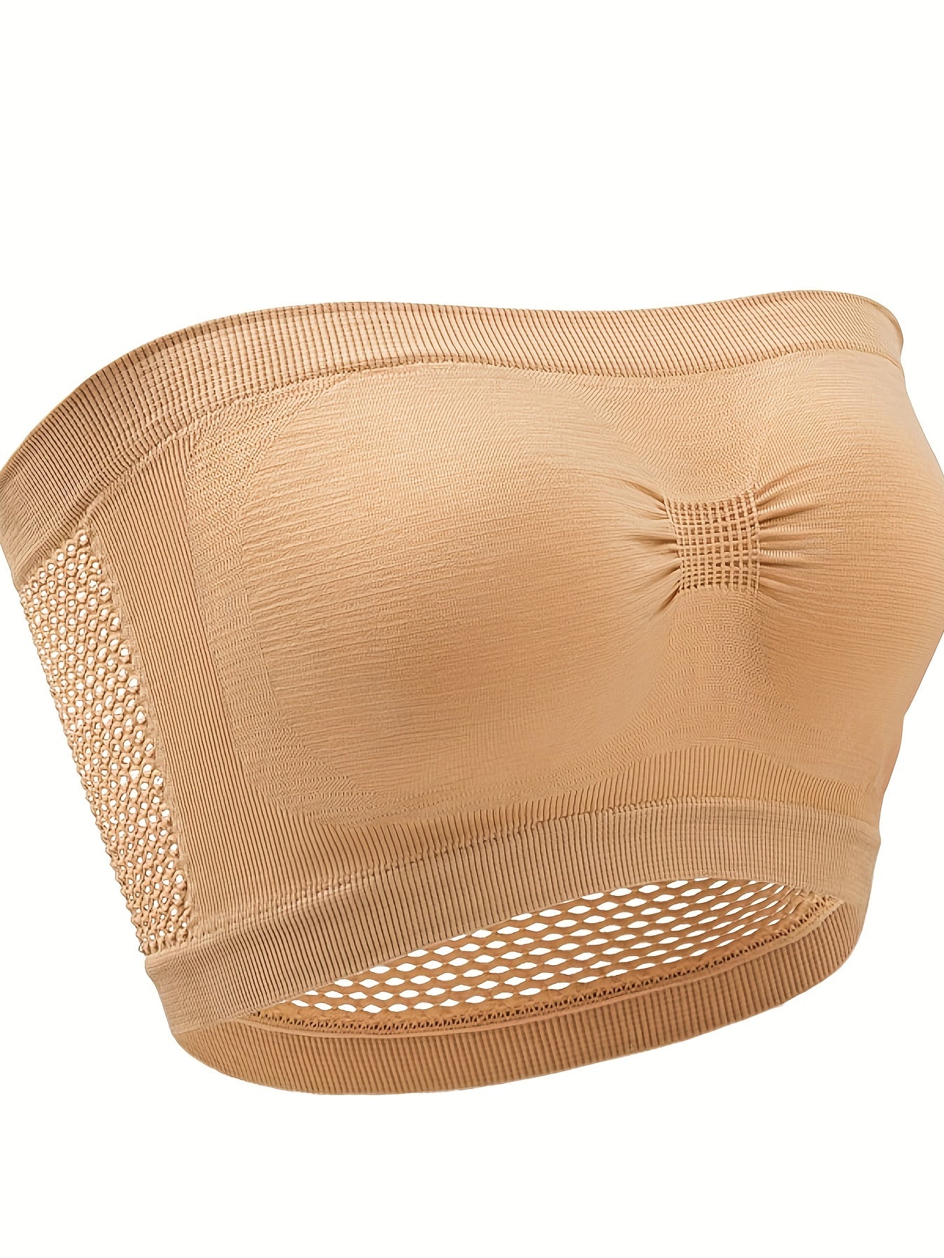 2 Pack Plus Size Women's Sexy Convertible Strapless Tube Bra Set