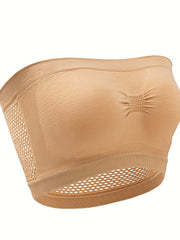 2 Pack Plus Size Women's Sexy Convertible Strapless Tube Bra Set