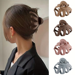 6pcs Octopus Hair Clips Matte Hair Claws Strong Hold Grip Hair Jaw C