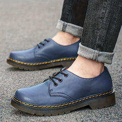 Men's Derby Shoes Lace up Front Business Formal Tie Optional