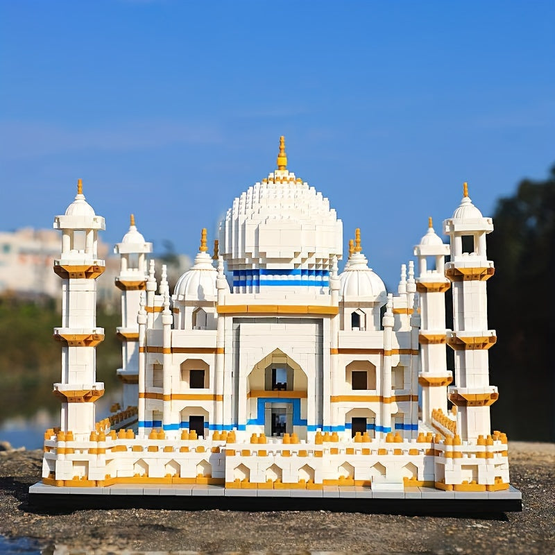 4530Pcs MOC City Mini Bricks Taj Mahal Architecture Micro Model Building Blocks
