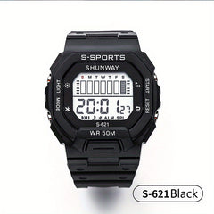 Youth LED Sports Watch 50M Waterproof Digital Electronic Watch For Kids
