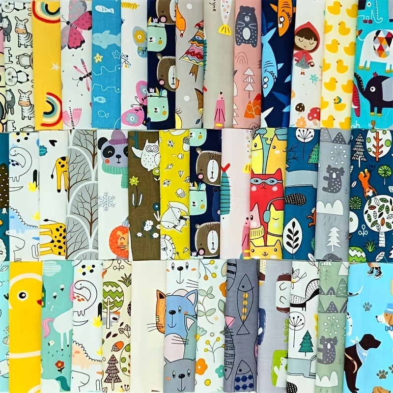40pcs DIY Twill Quilt Baby Quilt Fabric Pack