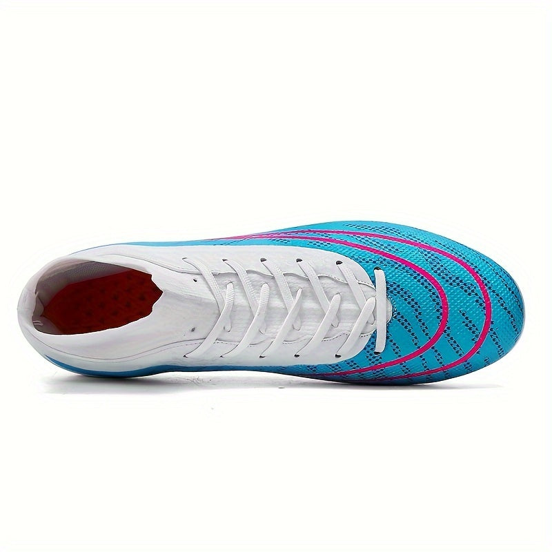 Men's High Top AG Football Cleat Non Slip Professional Outdoor Soccer Cleats