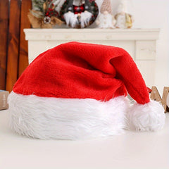 Unique Plush Christmas Hat Funny Light Funny Christmas Hat Halloween Cosplay Cos