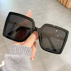 Oversized Square Sunglasses Gradient UV400