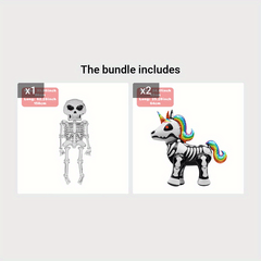 Halloween Party Decorations Foil Balloons Witch Mummy Skeleton