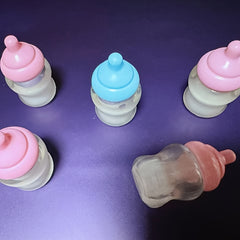 4pcs Mini Milk Bottles for Dollhouses Creative Displays Toy House Decor