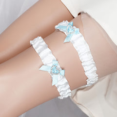 Butterfly Rhinestone Bridal Garters Set