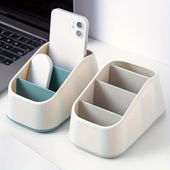 Minimalist Desktop Storage Box for Office Supplies and Remote Controls