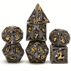 7pcs Polyhedral D&D Dice Set Halloween Decoration Desktop Game Toy