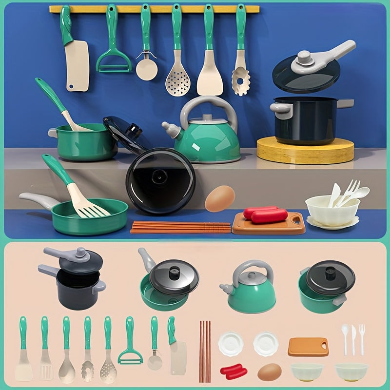 Kids' Play Kitchen Toy Set Interactive Educational Toys for Boys And Girls