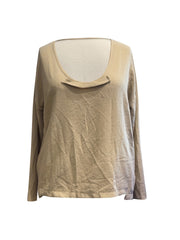 Casual Blouse Women's Solid Long Sleeve Stretch Top