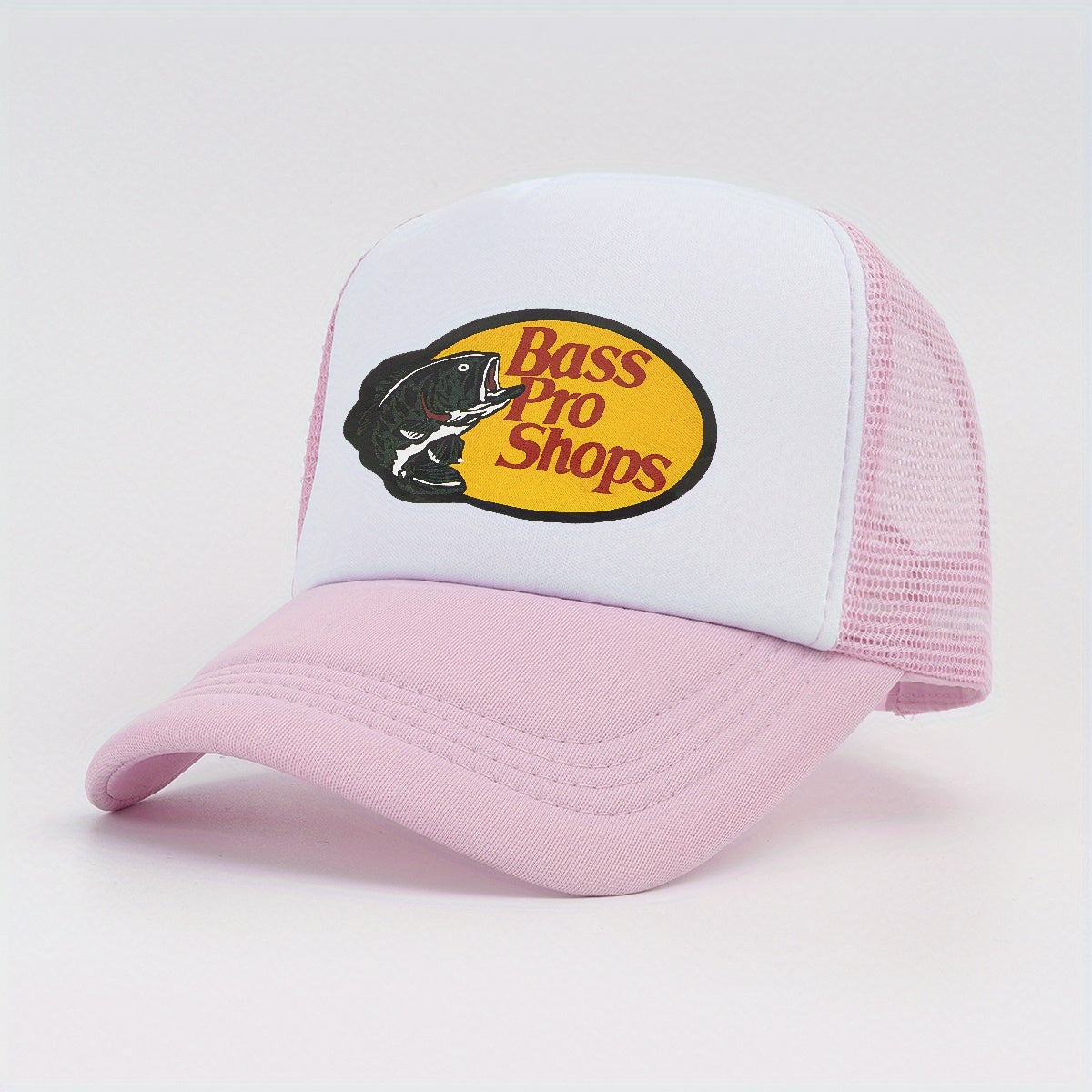 Unisex Mesh Trucker Hat Baseball Cap Fish Print Sunshade Dad Hats