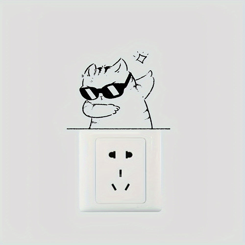 Kitten Switch Decorative Self adhesive Sticker home Decor