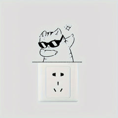Kitten Switch Decorative Self adhesive Sticker home Decor