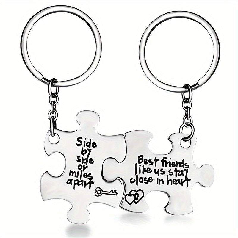 Bestie Gift Keychain Pendant for Car Keys Backpacks Wallets