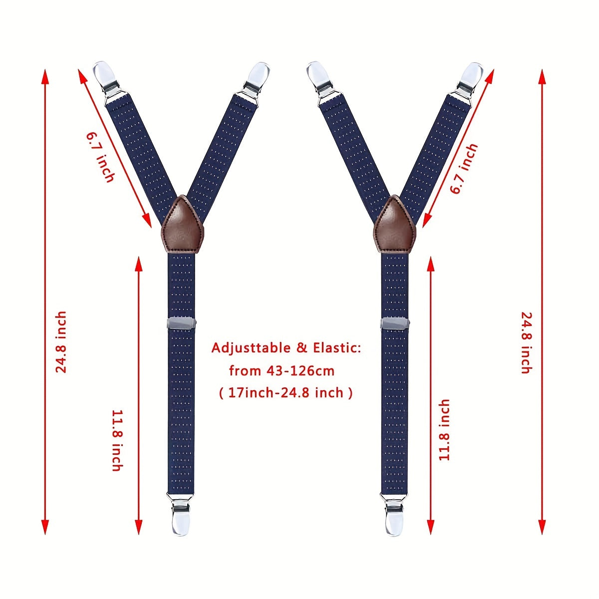 Y-shaped Suspender Belt for Men