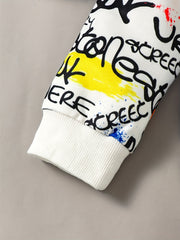 Boy's Graffiti Outfit 2pcs Set Street Style Kid's Clothes