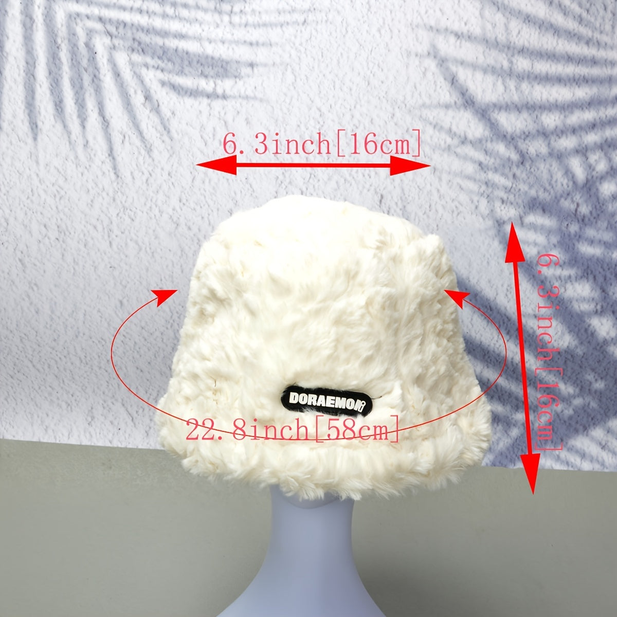 Faux Fur Bucket Hat Warm Hats For Women Outdoor Casual Style Hat