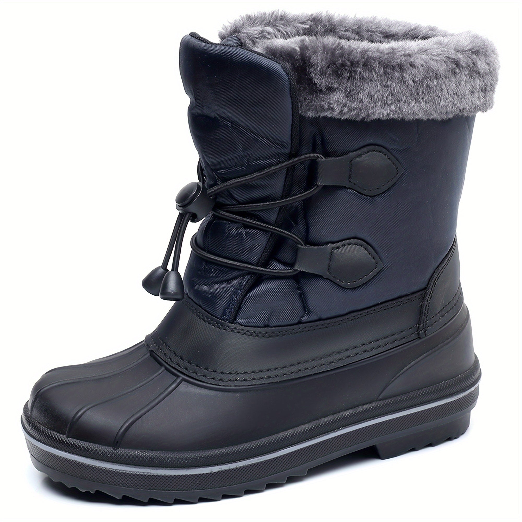 Warm Fleece Cozy Snow Boots for Boys