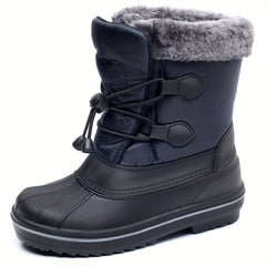 Warm Fleece Cozy Snow Boots for Boys