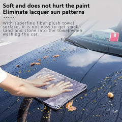 Microfiber Car Wash Towel Absorbent Drying Cloth for Detailing and Cleaning