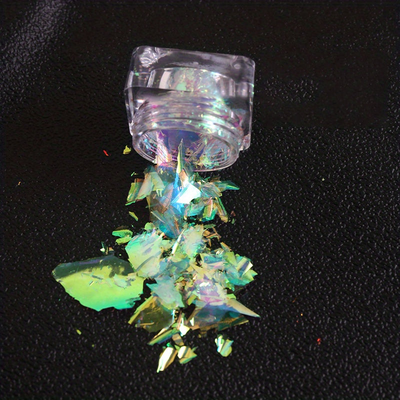 Colorful Holographic Foils for Nails Glitter Powder and Mylar Flakes