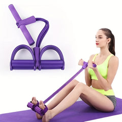 Latex Yoga Pedal Puller Fitness Resistance Band Home Gym Training