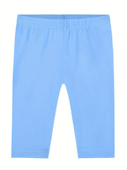 3pcs Girls Casual Elastic Waist Shorts Summer Spring