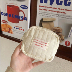 Small Makeup Bag Lipstick Storage Coin Purse Girl Accessories Organizer