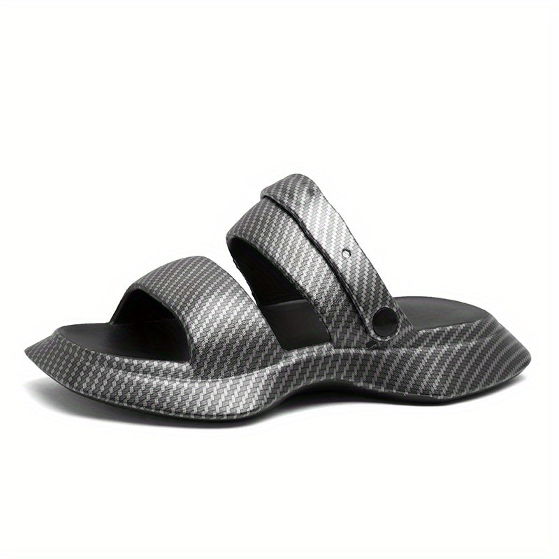 Men's Skull Print Quick Drying Slides for Beach Summer