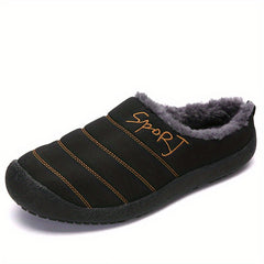 Men's Cozy House Slippers Anti-Skid Winter Shoes