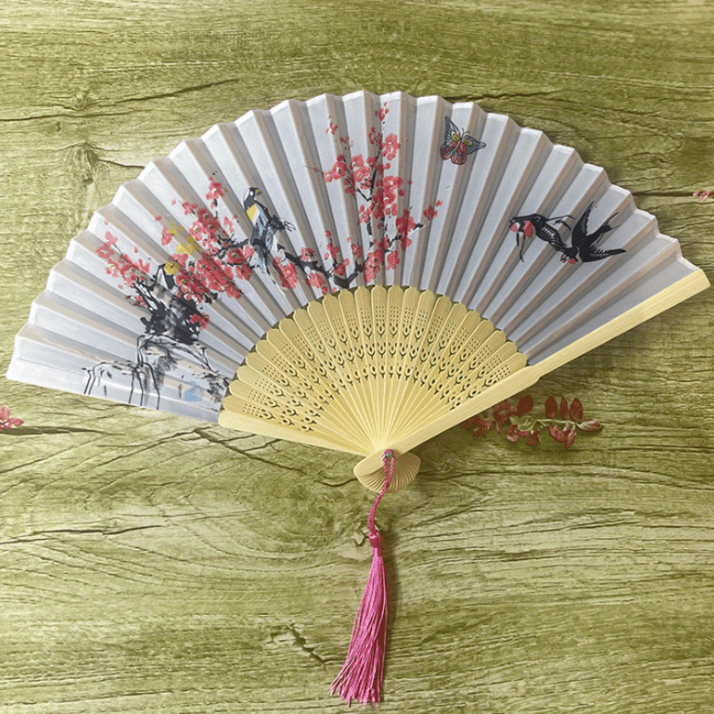 Classical Ancient Style Fan Dance Performance