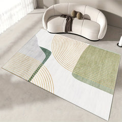 Large Geometric Area Rug Soft Fluffy Mat for Living Room Bedroom Halloween Decor