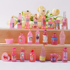 10pcs Resin Mini Wine Bottle Beer for DIY Doll House Decoration