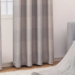 Jacquard Plaid Room Darkening Curtains