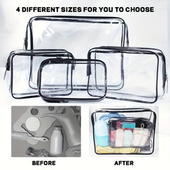 Transparent Hanging Beach Bag Organizer Waterproof Tote Travel Accessories