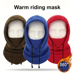 Thickened Windproof Fleece Ski Mask for Men and Women