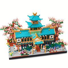 Micro Block Mini Chinese Garden Building Set Sakura Botanical Collection