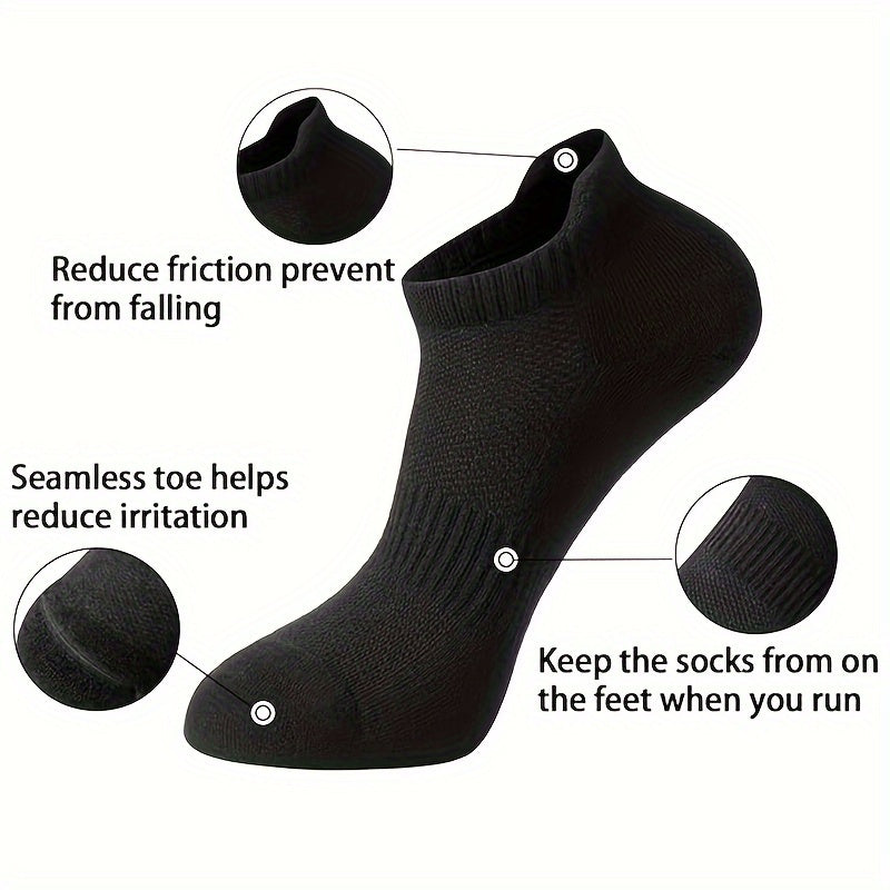 Men's Mid Crew Sport Socks 3-Pack Nylon Blend for Basketball Running