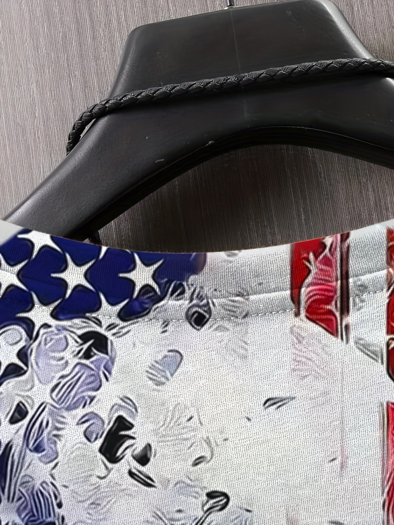 Skull & Flag Print Men's Long Sleeve T-shirt