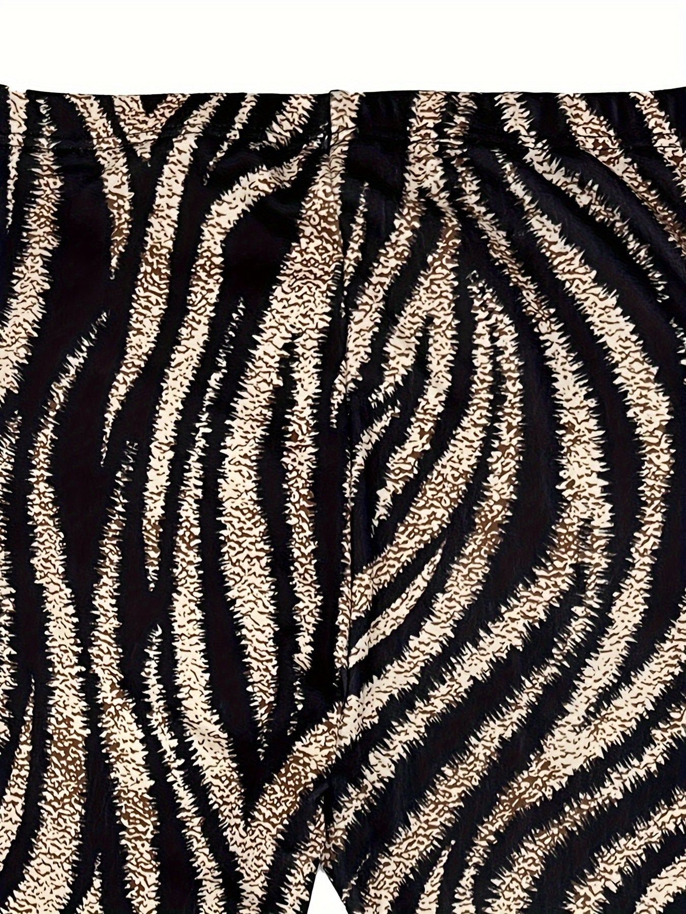Leopard Print Fleece-Lined High Rise Leggings