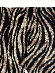 Leopard Print Fleece-Lined High Rise Leggings